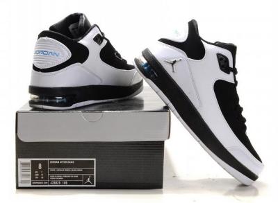 cheap air jordan after game white / black / blue